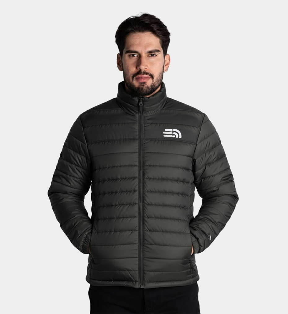 Doudoune signature zippée