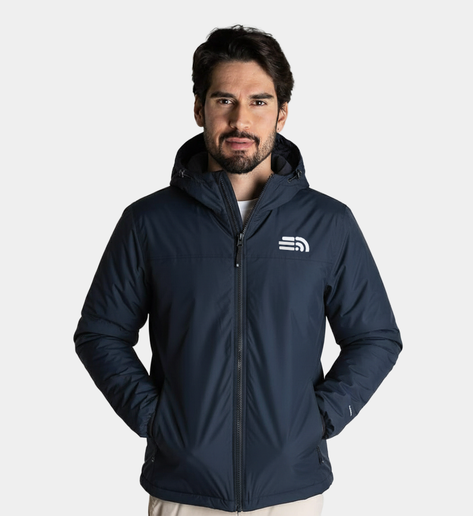 Veste droite légère à capuche